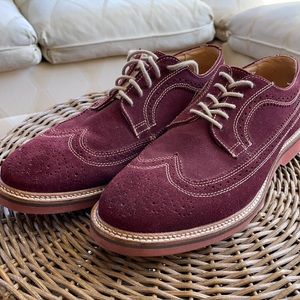 Men’s 1901 Burgundy Suede Shoes